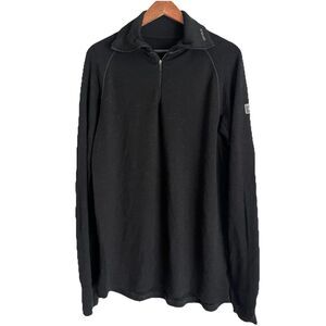 Devold Expedition Men’s Merino Wool Quarter Zip Sweater Size XXL Charcoal